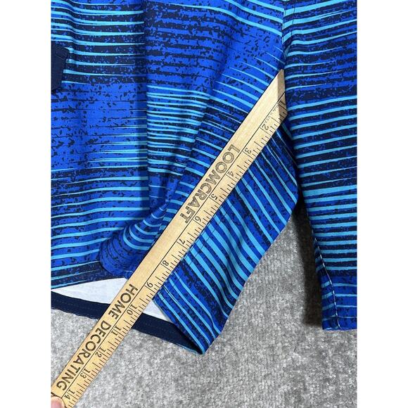 Nike Board Shorts‎ Mens Size 36 Blue Striped Pocket Stretch - Picture 10 of 10